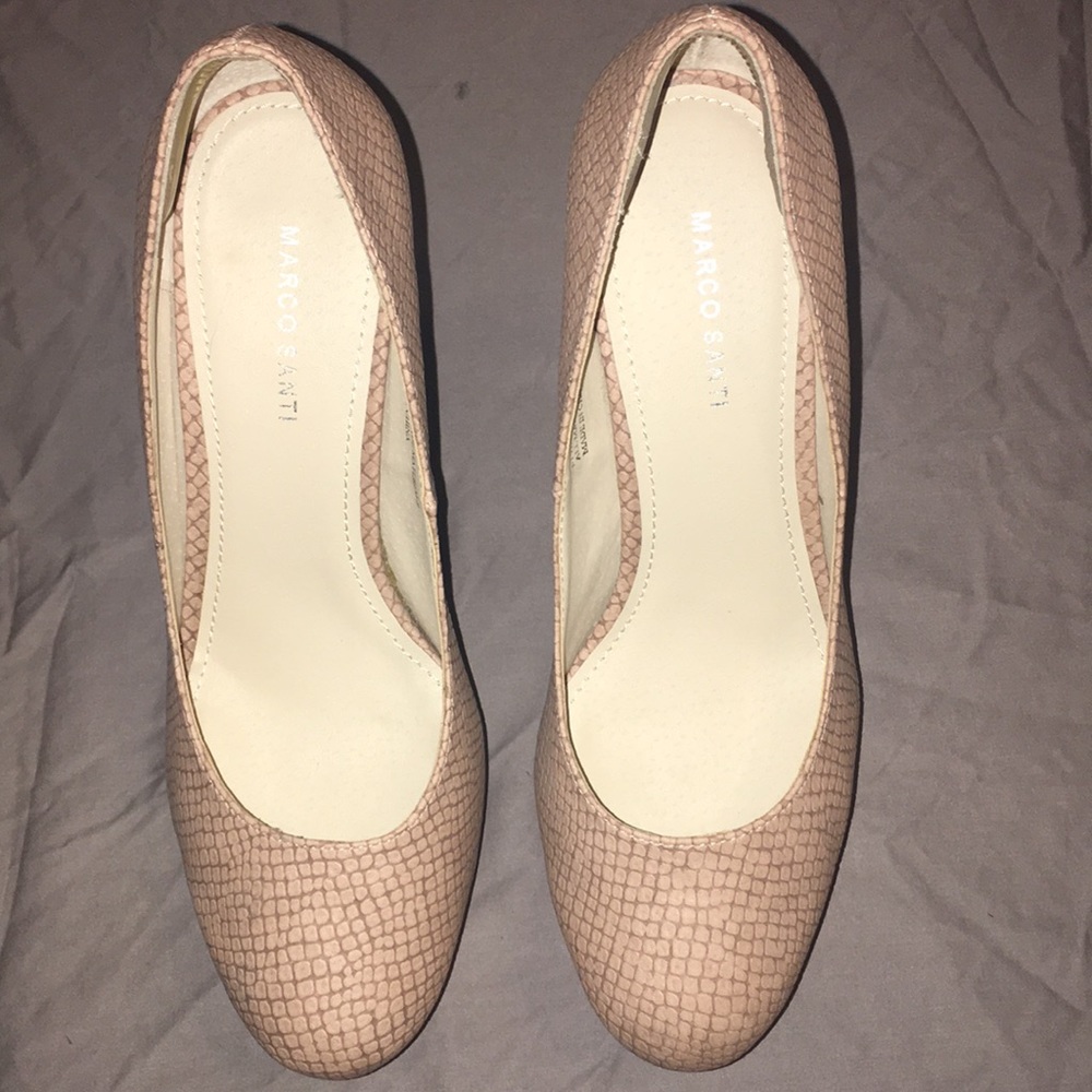 Blush Pink Marco Santi Heels - Picture 3 of 5